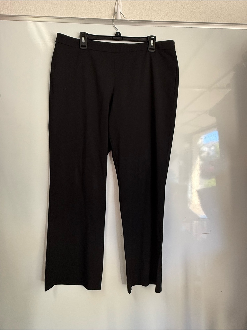 Hugo Boss women Black Tailored Straight-Leg Dress Pants